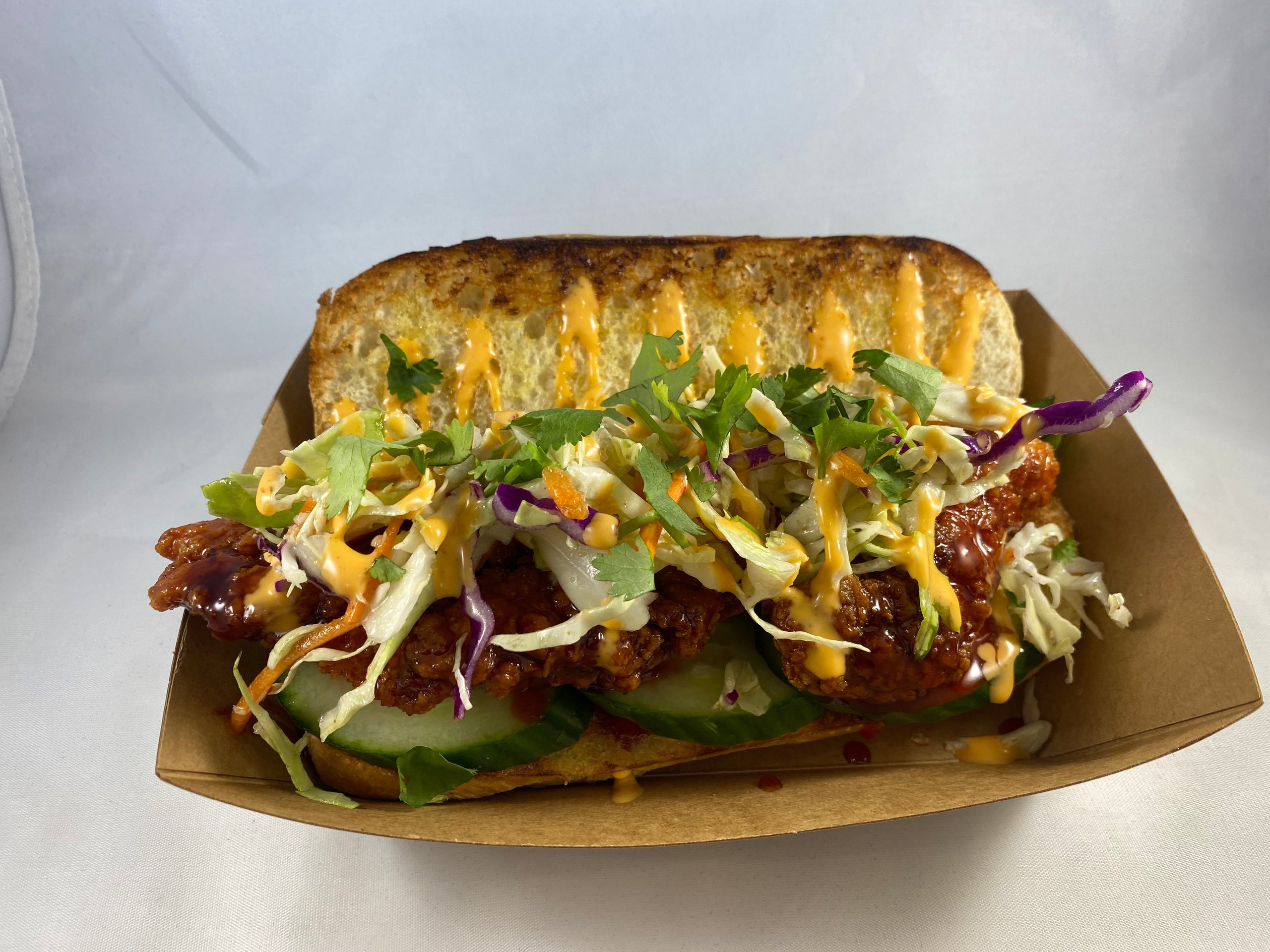 KOREAN FRIED CHICKEN SANDWICH **Customer Favorite** | WeChef Kitchen